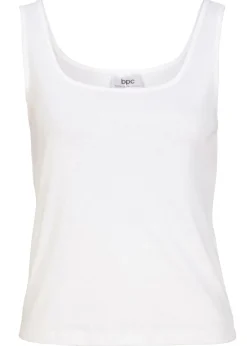 Discount Top de canalé de algodón puro Mujer Camisetas Interiores|Básicos
