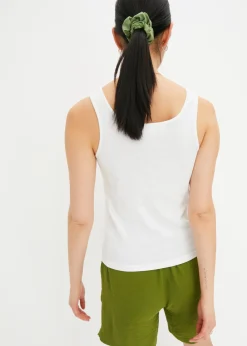 Discount Top de canalé de algodón puro Mujer Camisetas Interiores|Básicos