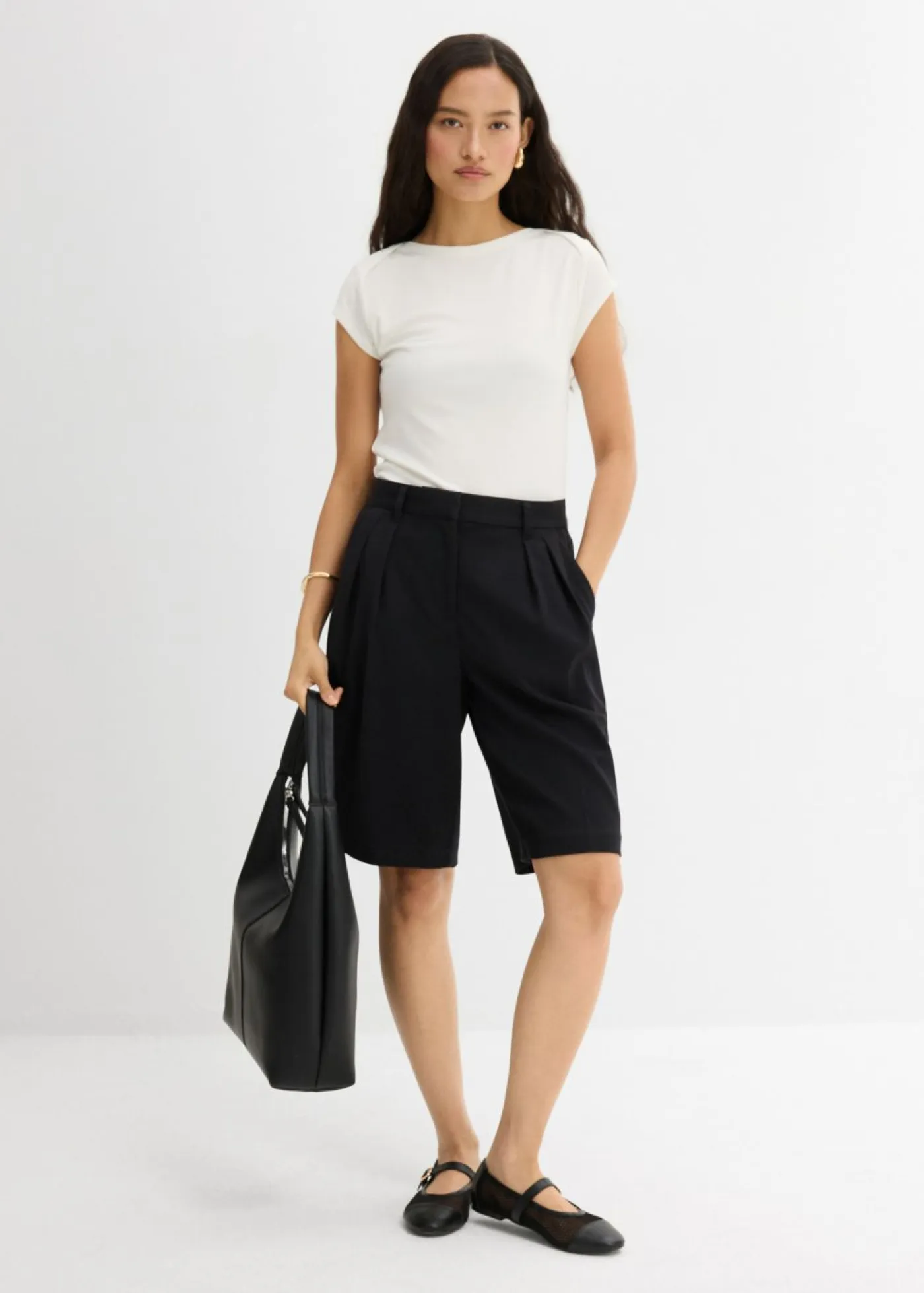 Online Top de canalé de mezcla suave de modal Mujer Esenciales|Camisetas
