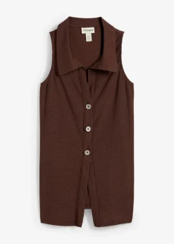 Sale Top de crepé estructurado Mujer Camisetas