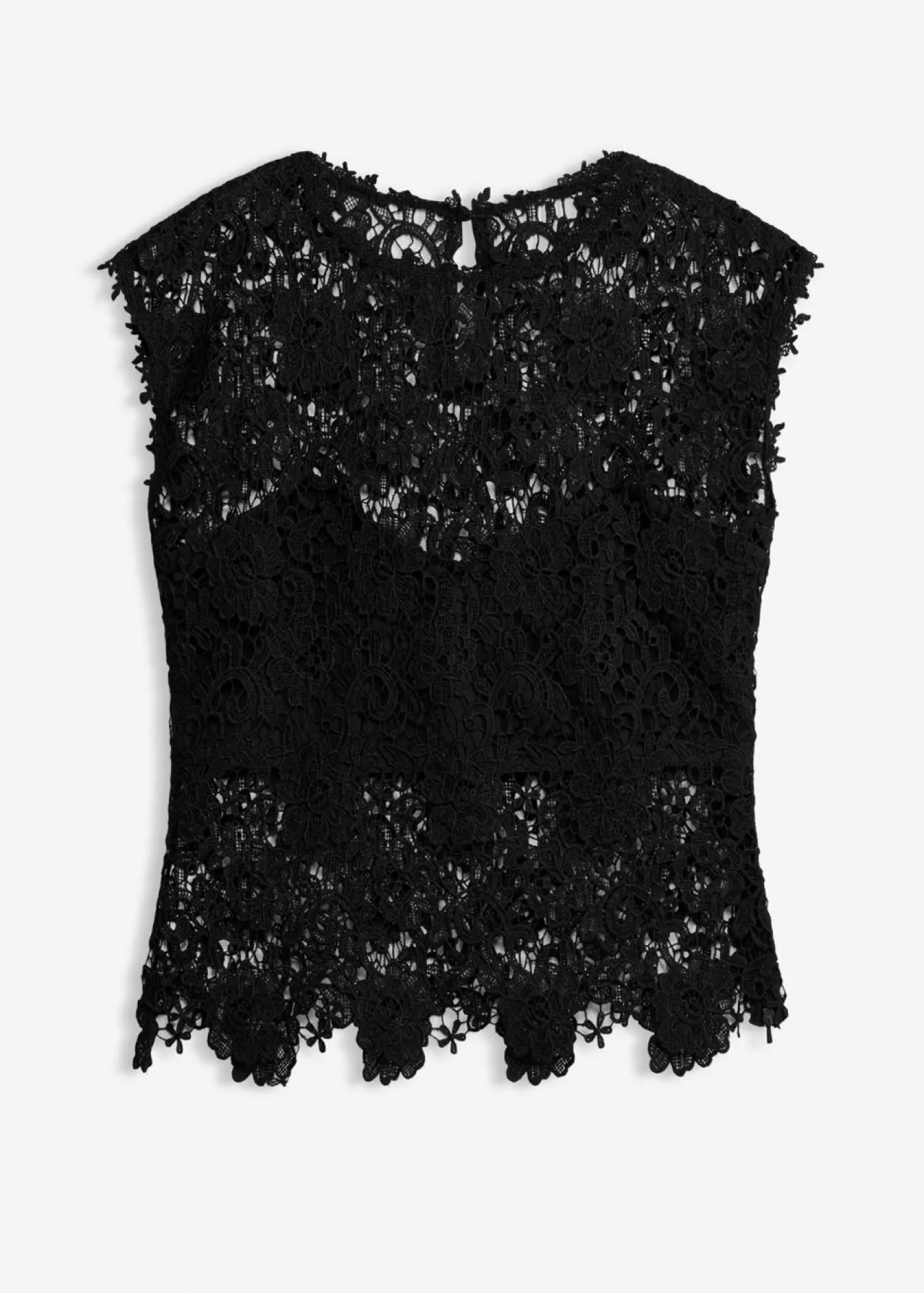 Outlet Top de encaje Mujer Camisetas|Novedades