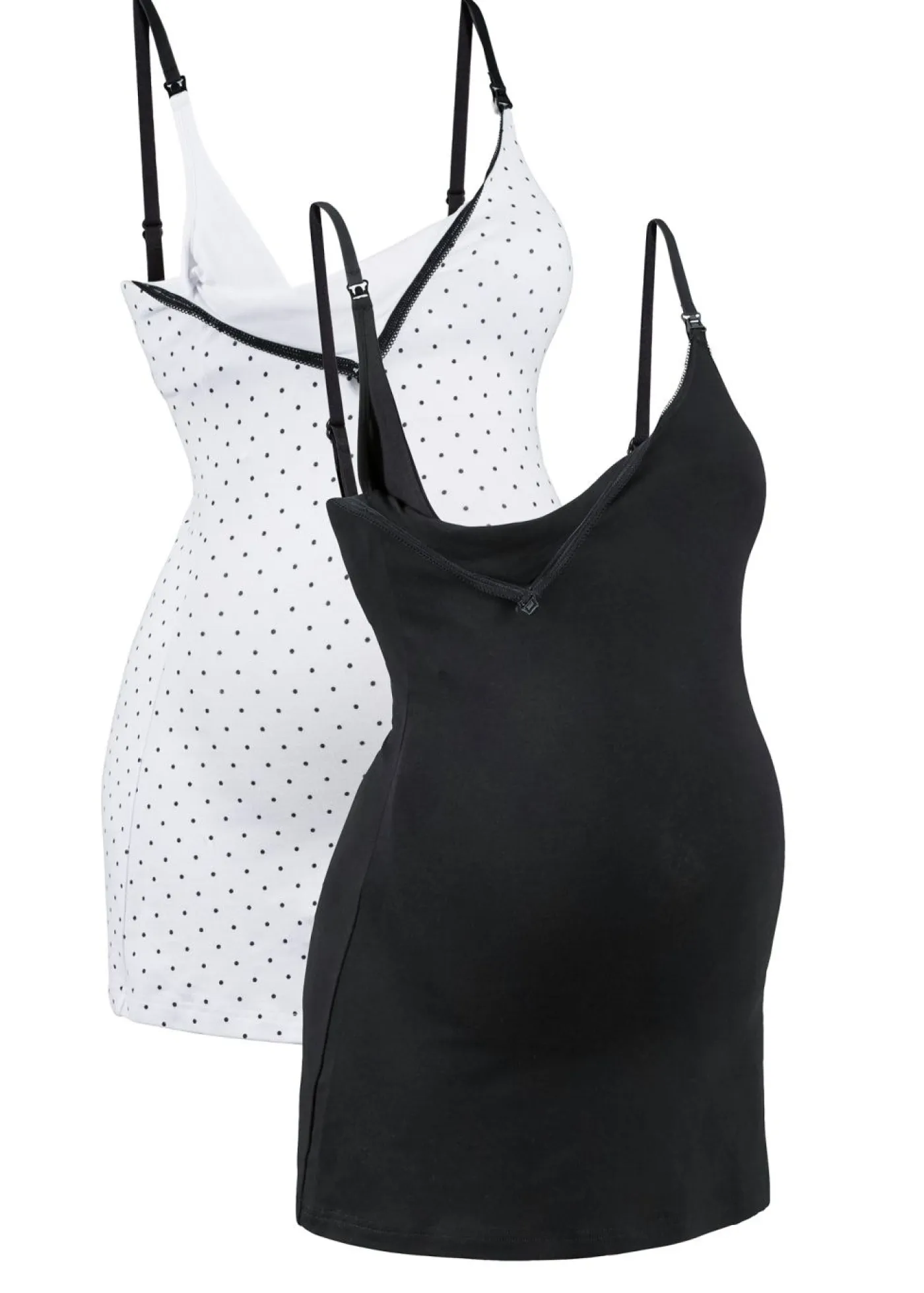 Best Top de lactancia con algodón orgánico (2 unidades) Mujer Ropa Interior De Algodón|Premamá Y Lactancia