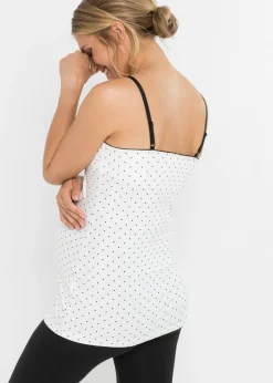 Best Top de lactancia con algodón orgánico (2 unidades) Mujer Ropa Interior De Algodón|Premamá Y Lactancia