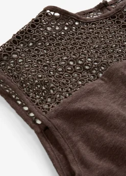 Hot Top de lino puro Mujer Premium|Camisetas