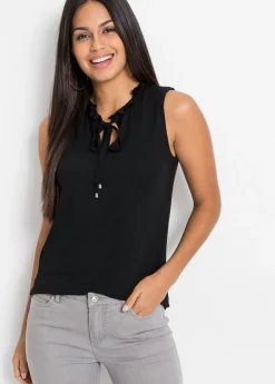 Top de mezcla de viscosa Mujer Camisetas|Novedades