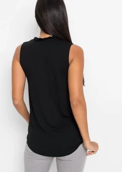 Top de mezcla de viscosa Mujer Camisetas|Novedades