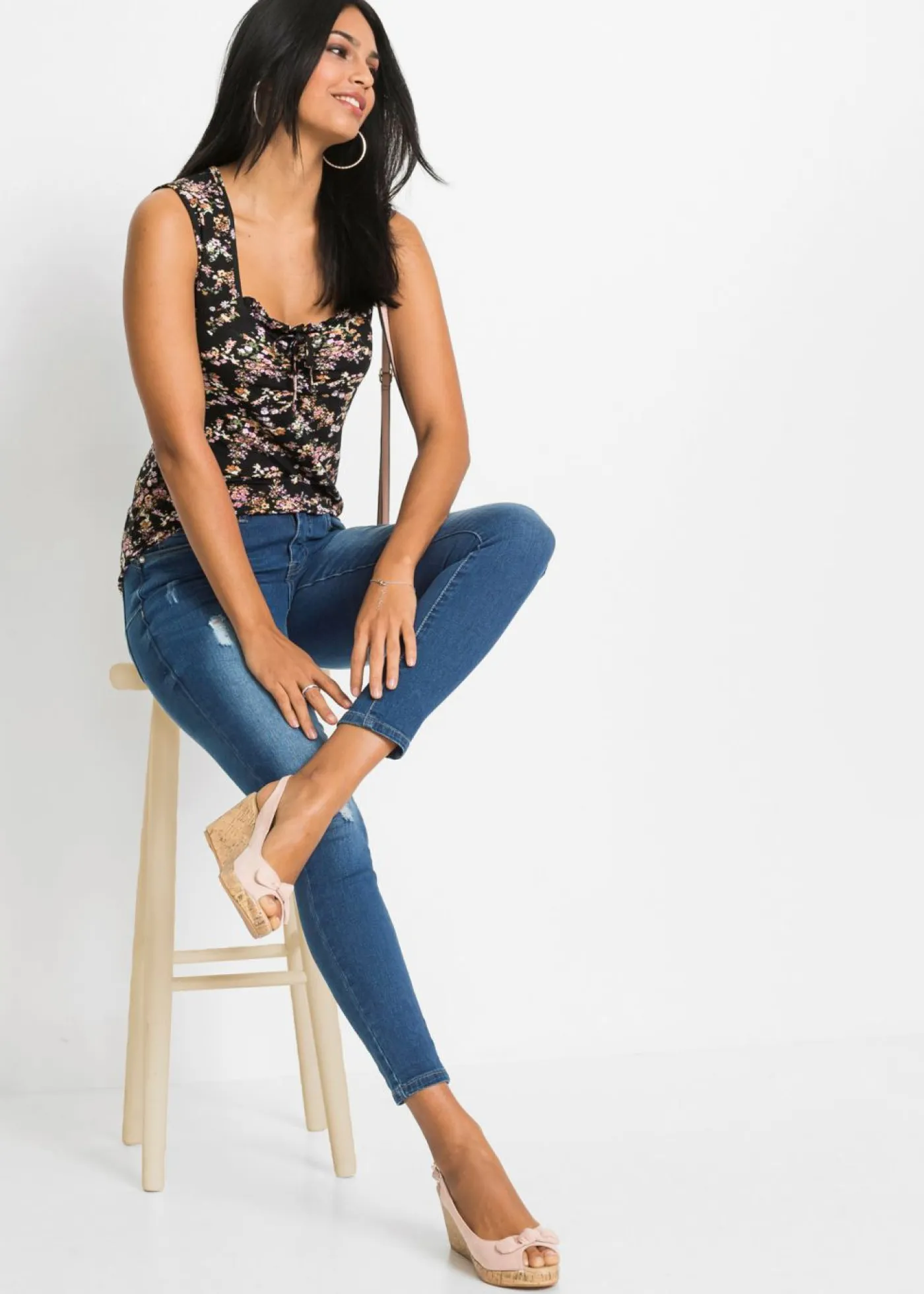 Clearance Top de mezcla de viscosa Mujer Camisetas