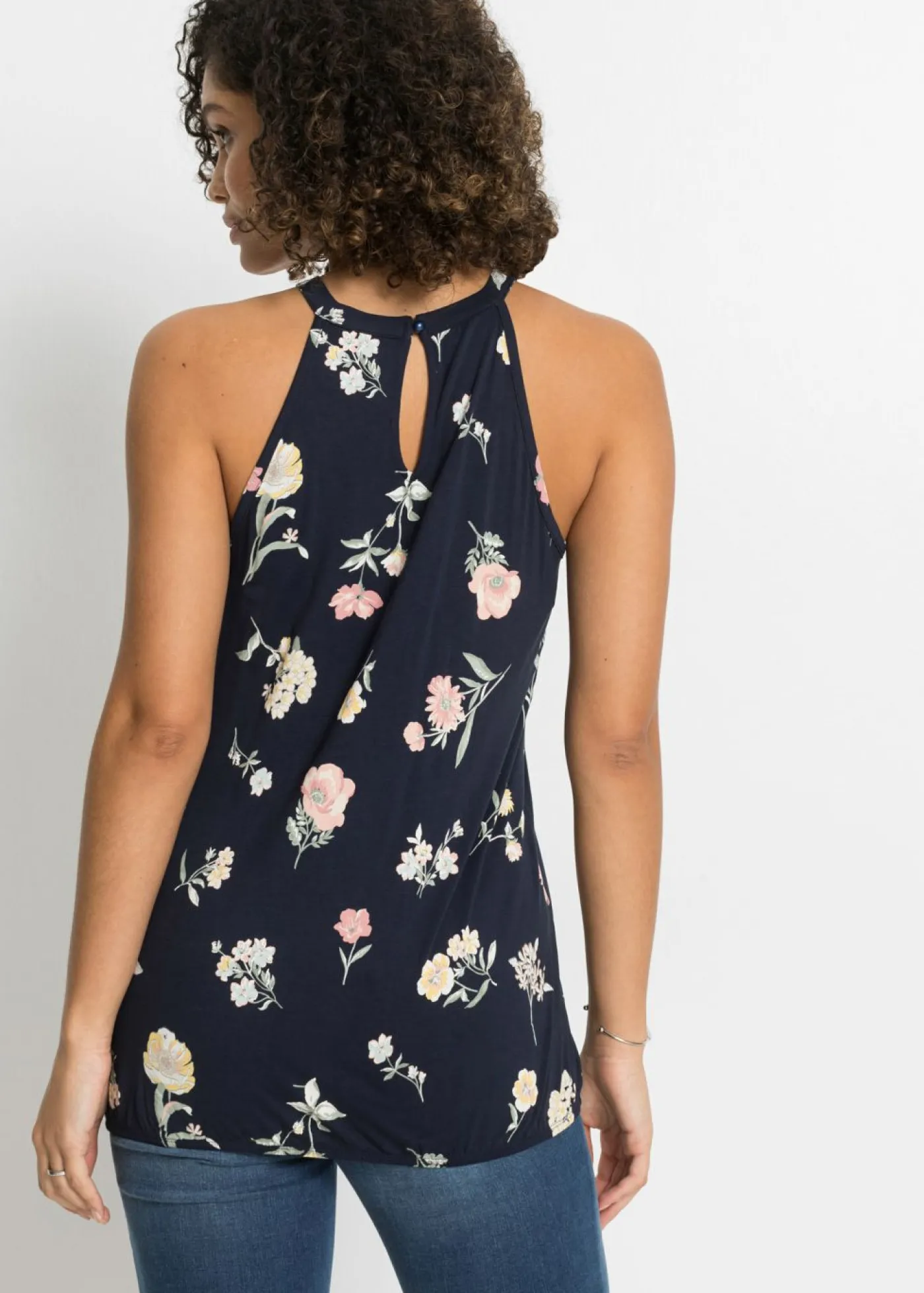 Top de mezcla de viscosa Mujer Camisetas