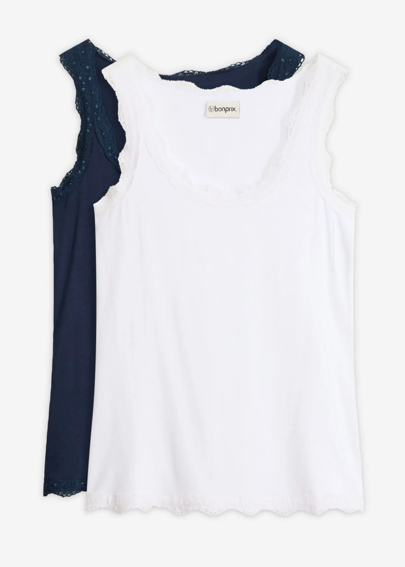 Hot Top de mezcla de viscosa suave (2 unidades) Mujer Camisetas