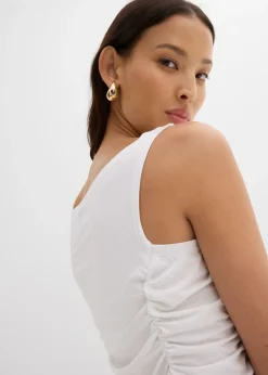 Online Top de mezcla de viscosa suave Mujer Camisetas