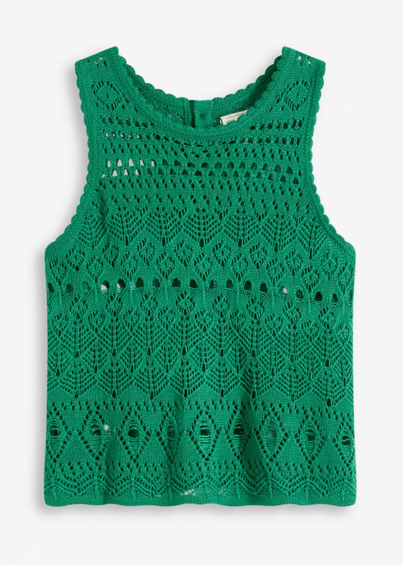 Hot Top de punto con patrón de punto calado Mujer Camisetas|Ropa De Punto