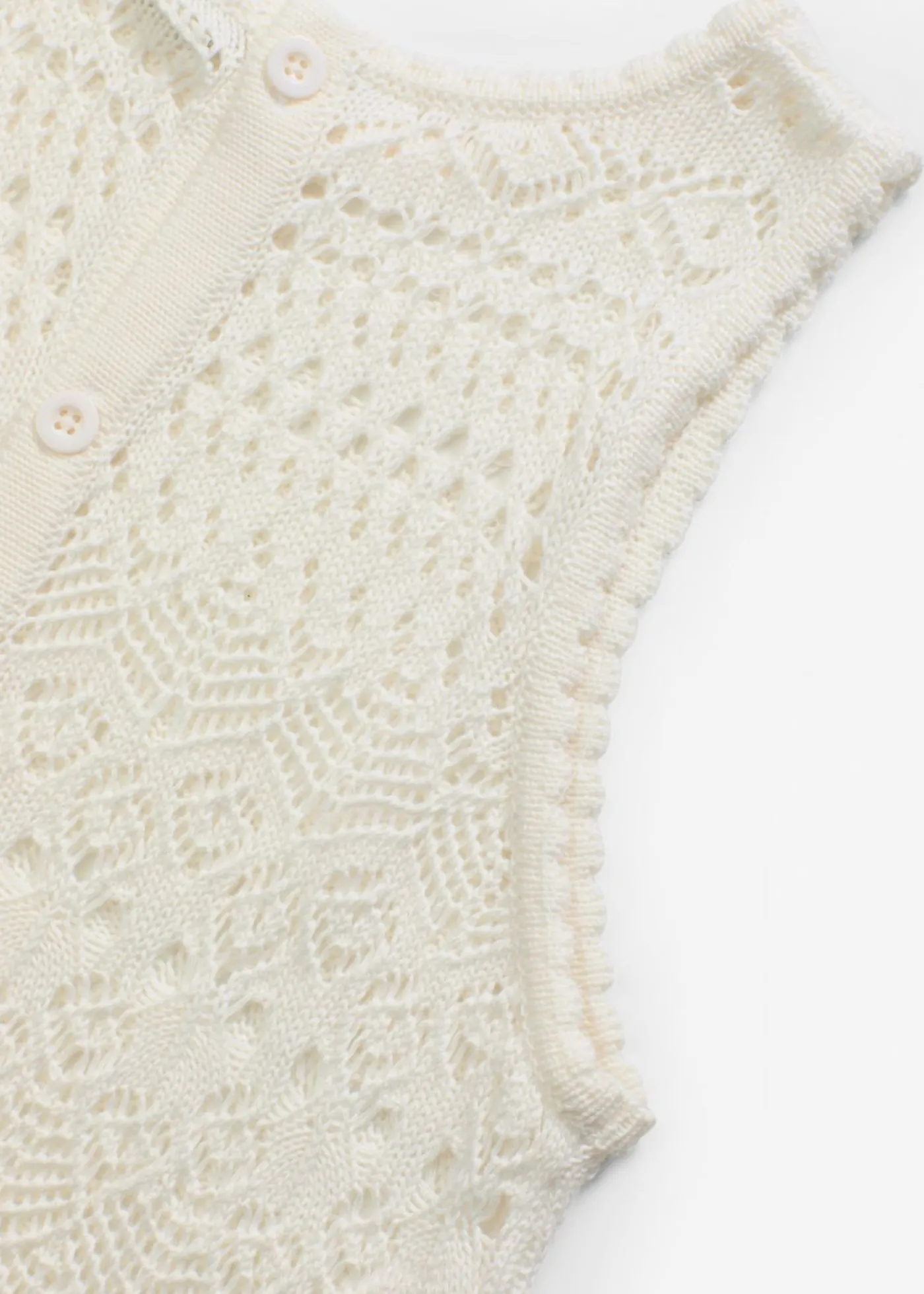 Clearance Top de punto con patrón de punto calado Mujer Camisetas|Ropa De Punto