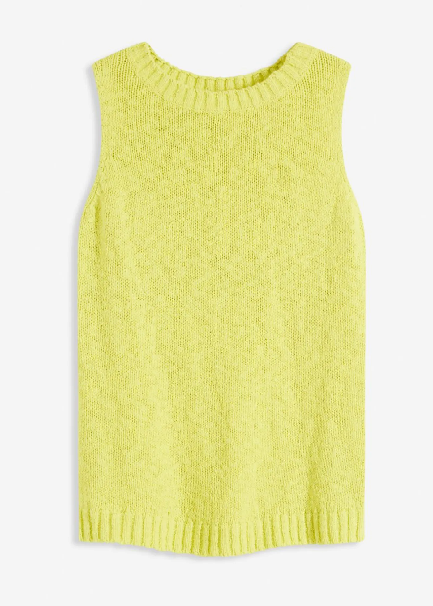 Discount Top de punto de algodón con textura nudosa Mujer Camisetas|Ropa De Punto