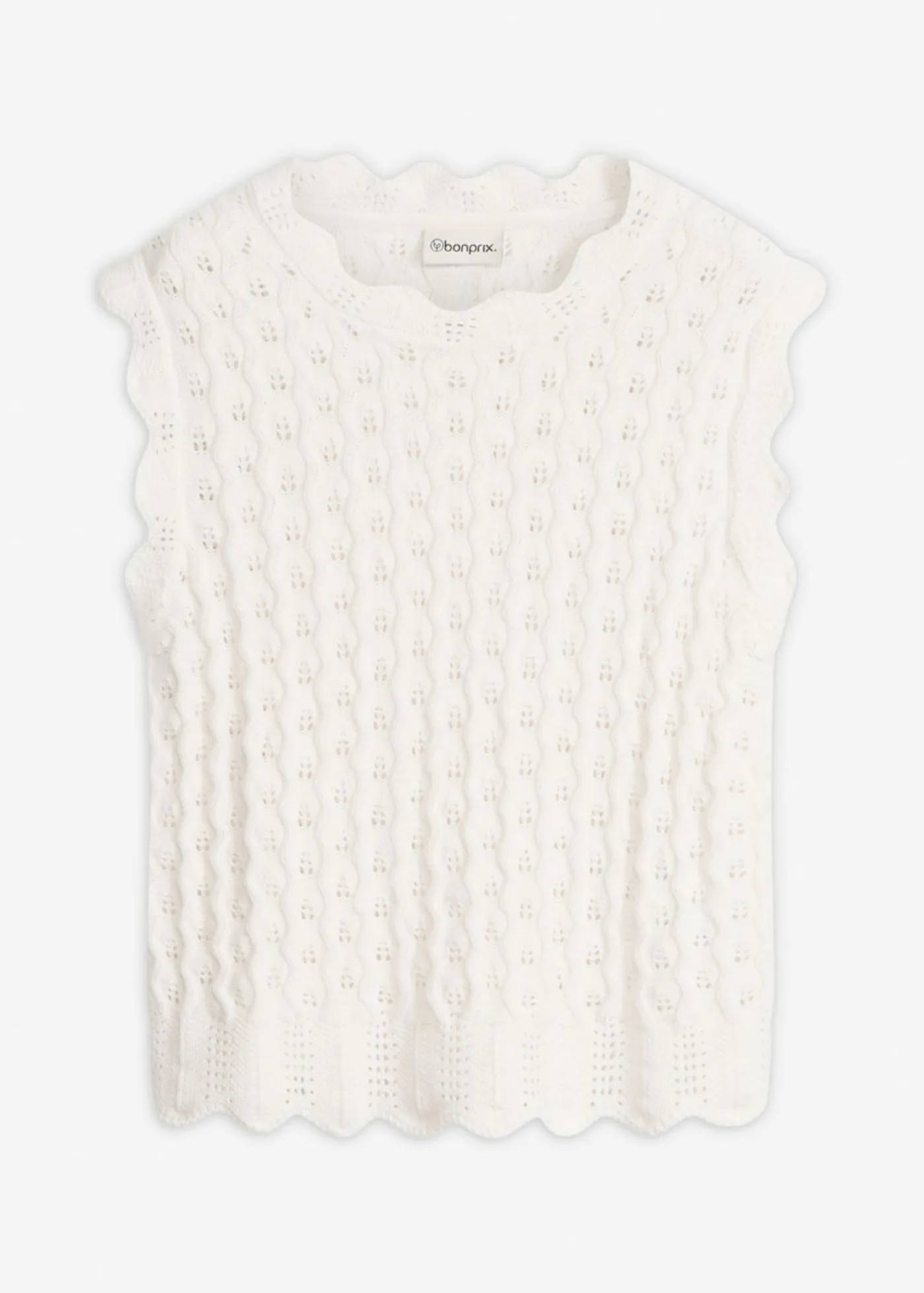 Online Top de punto de algodón puro Mujer Camisetas|Novedades