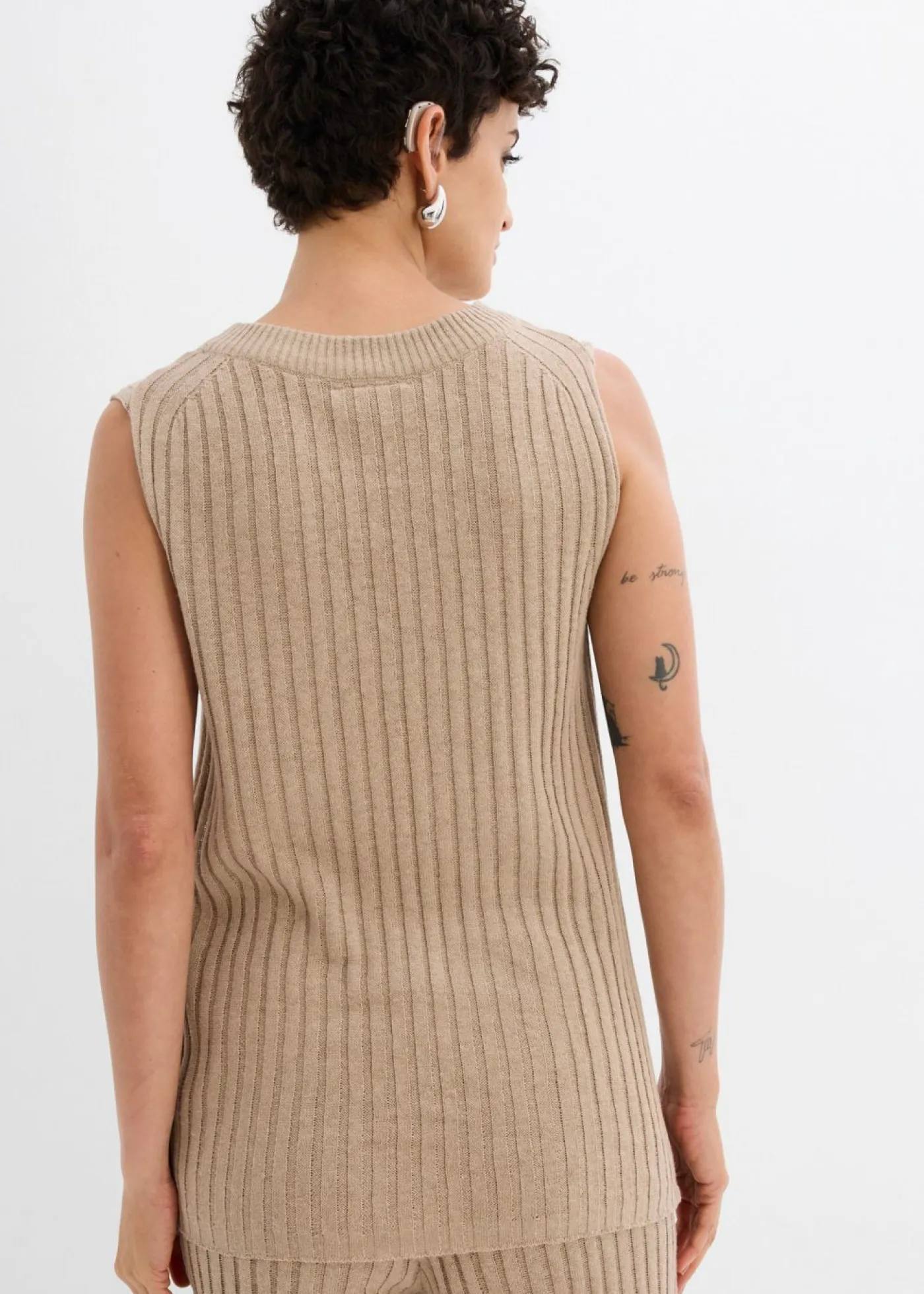 New Top de punto de mezcla de viscosa Mujer Conjuntos De Ropa|Esenciales