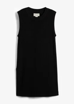 Top de punto de mezcla de viscosa Mujer Esenciales|Camisetas