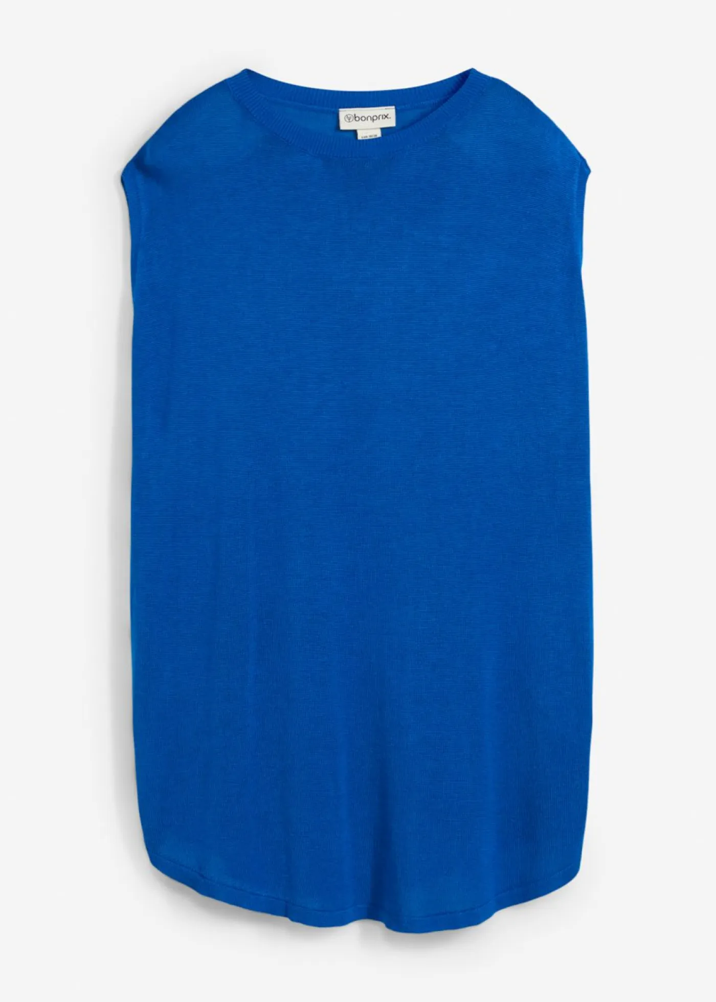 Discount Top de punto de viscosa fina con forma abullonada Mujer Esenciales|Camisetas