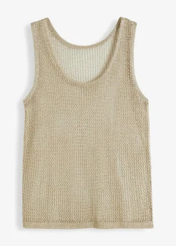 Online Top de punto en suave mezcla de viscosa Mujer Camisetas|Ropa De Punto