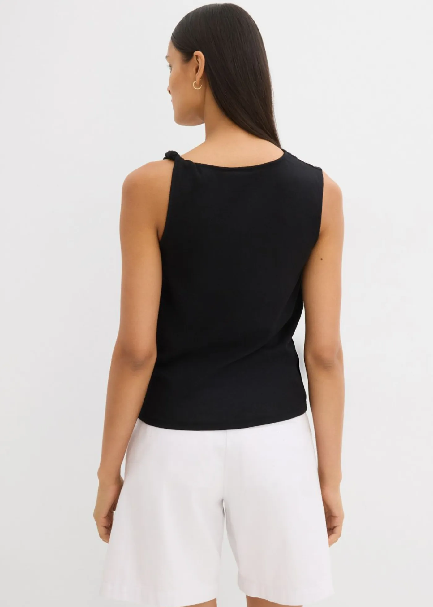 Outlet Top de punto ligero Mujer Esenciales|Camisetas
