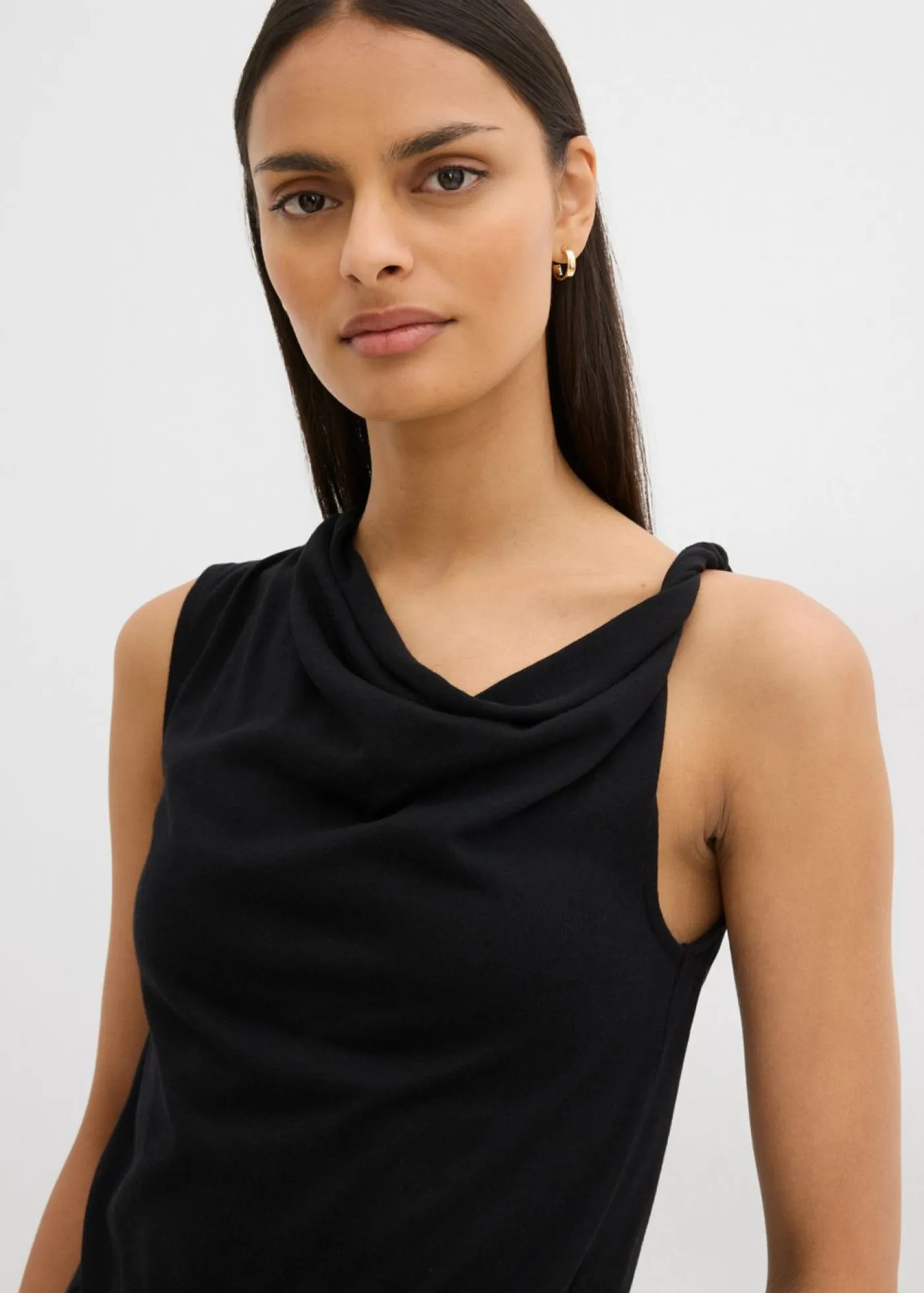 Outlet Top de punto ligero Mujer Esenciales|Camisetas