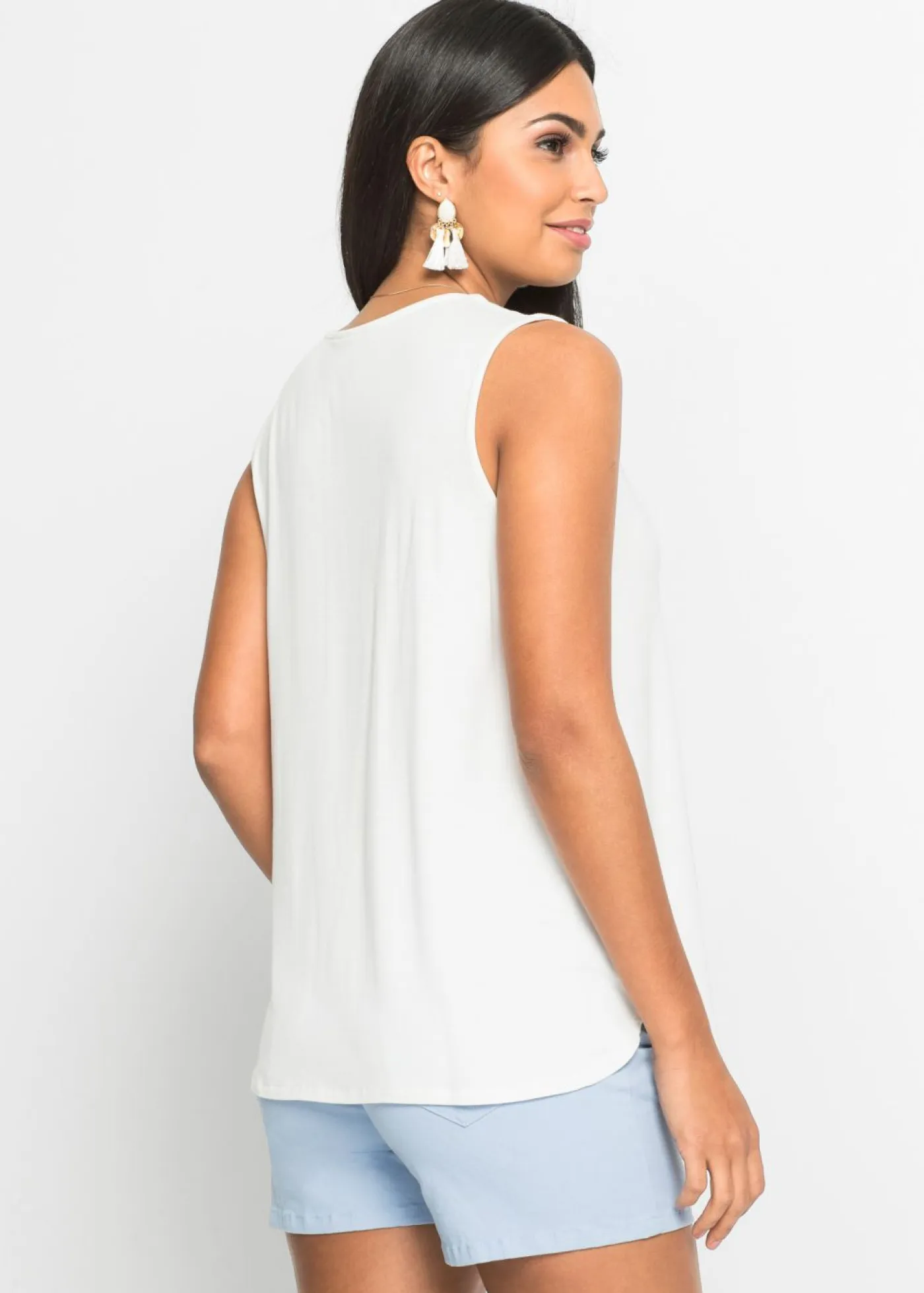 Best Top de suave mezcla de viscosa Mujer Camisetas|Novedades