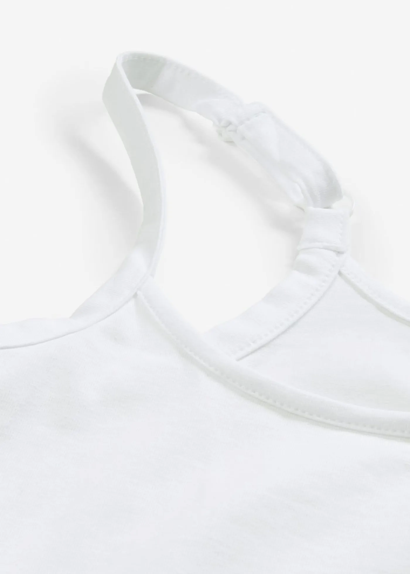 Online Top largo con tirantes finos de algodón (2 unidades) Mujer Camisetas Interiores|Básicos