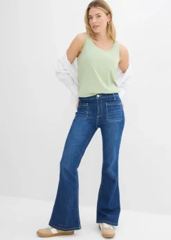 Top largo de algodón orgánico puro (5 unidades) Mujer Camisetas Interiores|Básicos