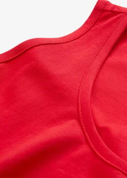 New Top largo de algodón orgánico puro (5 unidades) Mujer Camisetas Interiores|Básicos