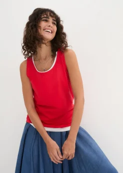 New Top largo de algodón orgánico puro (5 unidades) Mujer Camisetas Interiores|Básicos