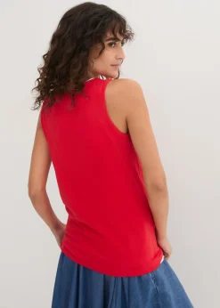 New Top largo de algodón orgánico puro (5 unidades) Mujer Camisetas Interiores|Básicos