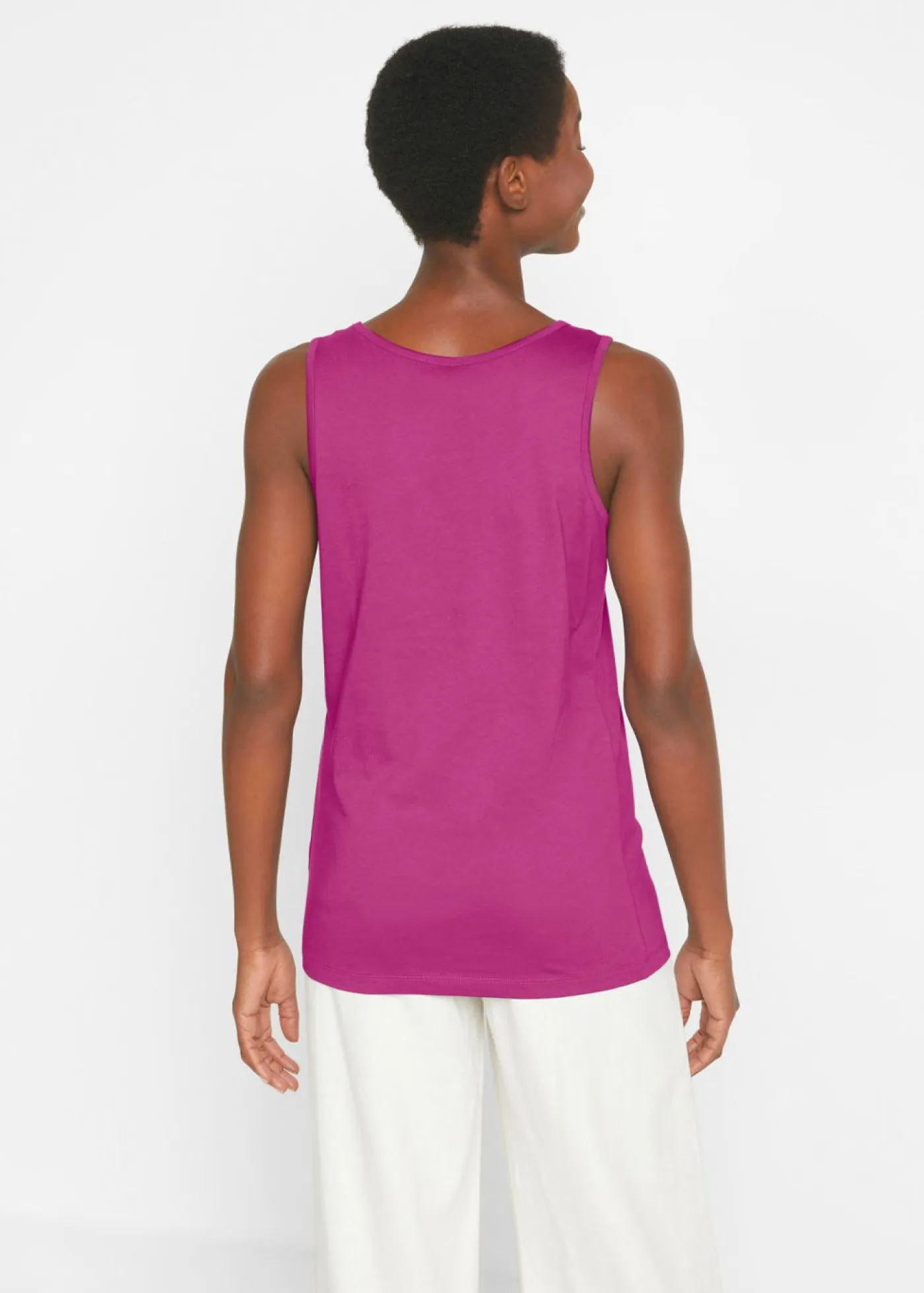 Clearance Top largo de algodón orgánico puro (5 unidades) Mujer Camisetas Interiores|Básicos