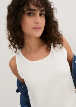 Outlet Top largo de algodón orgánico puro (5 unidades) Mujer Camisetas Interiores|Básicos