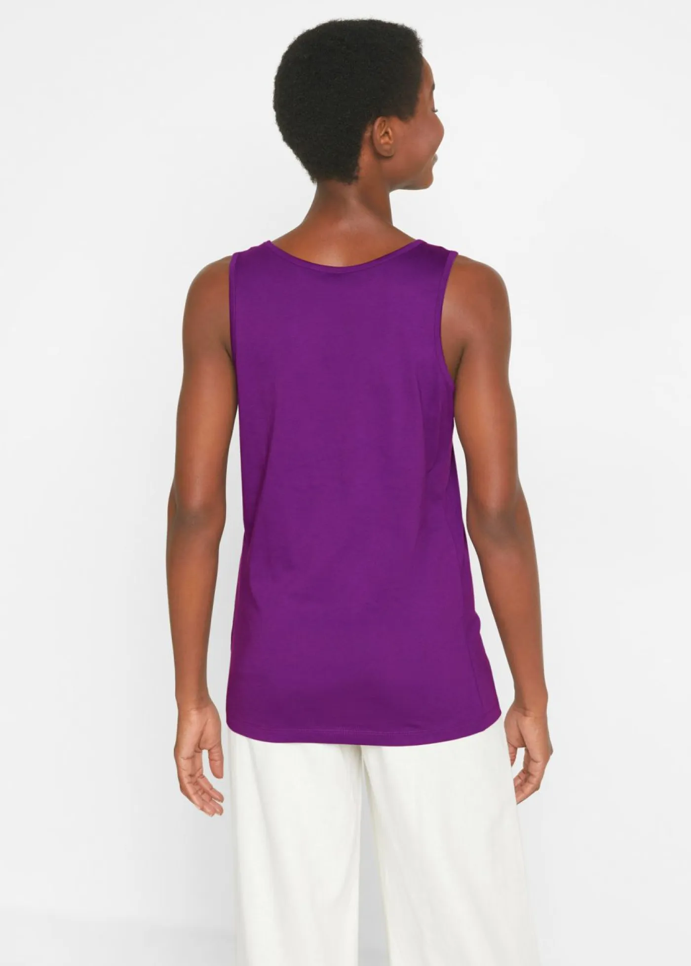 Discount Top largo de algodón orgánico puro (5 unidades) Mujer Camisetas Interiores|Básicos