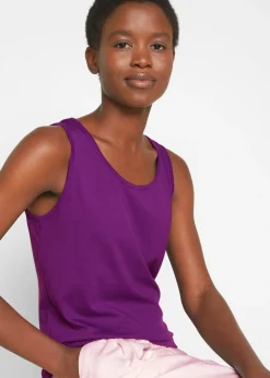 Discount Top largo de algodón orgánico puro (5 unidades) Mujer Camisetas Interiores|Básicos