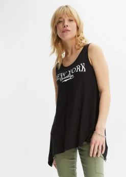 New Top largo de viscosa suave Mujer Camisetas