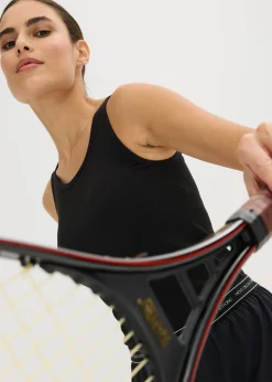 Online Top largo sin costuras de canalé Mujer Ropa Deportiva|Camisetas