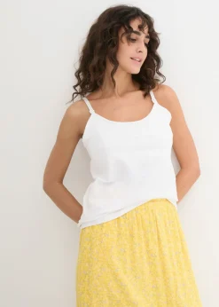 Outlet Top premamá/de lactancia de algodón orgánico (2 unidades) Mujer Premamá