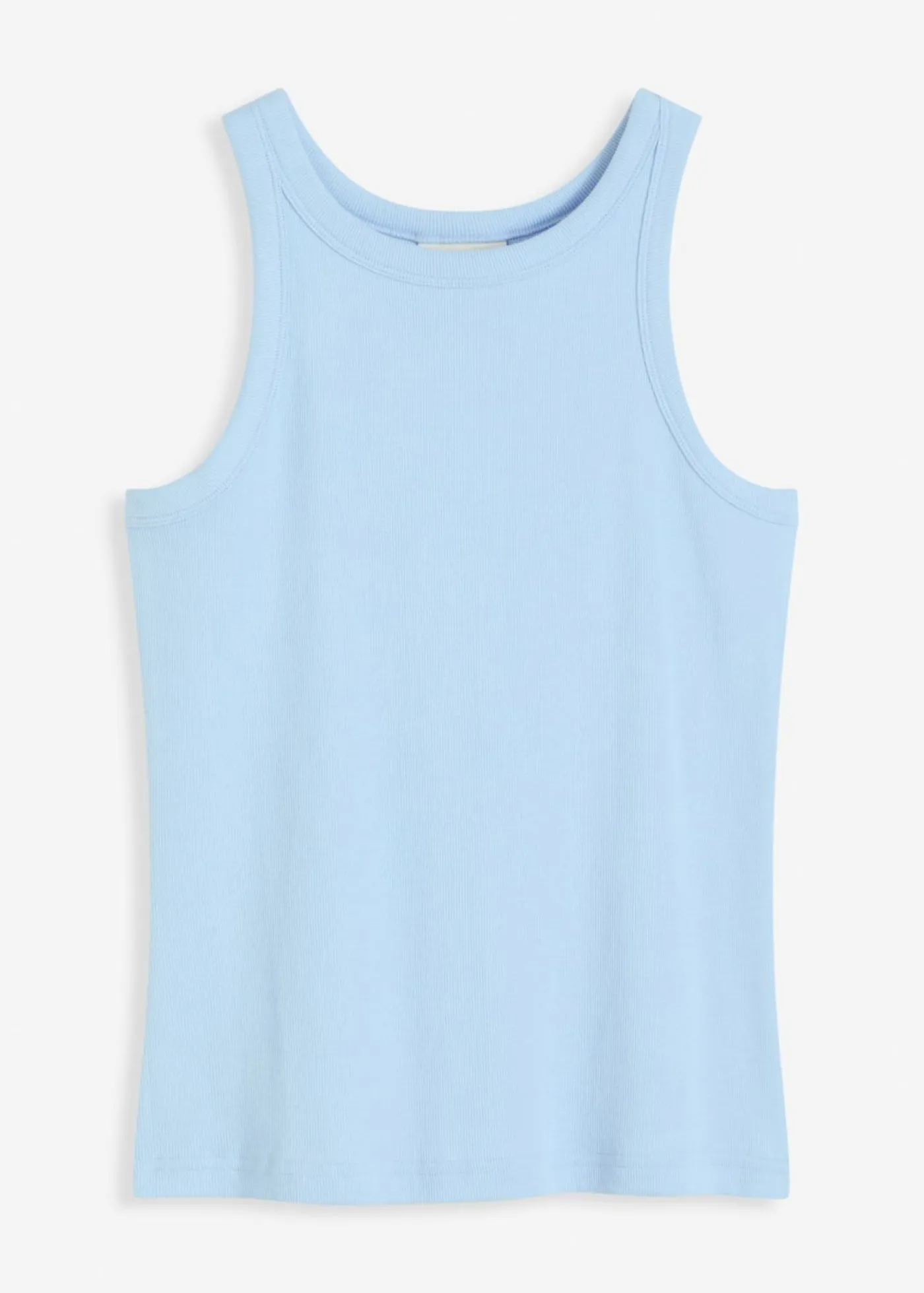Discount Top sin mangas de canalé Mujer Camisetas Interiores|Básicos
