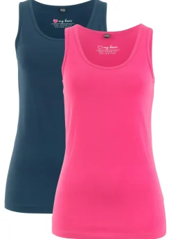 Discount Top sin mangas elástico (2 unidades) Mujer Camisetas Interiores|Básicos