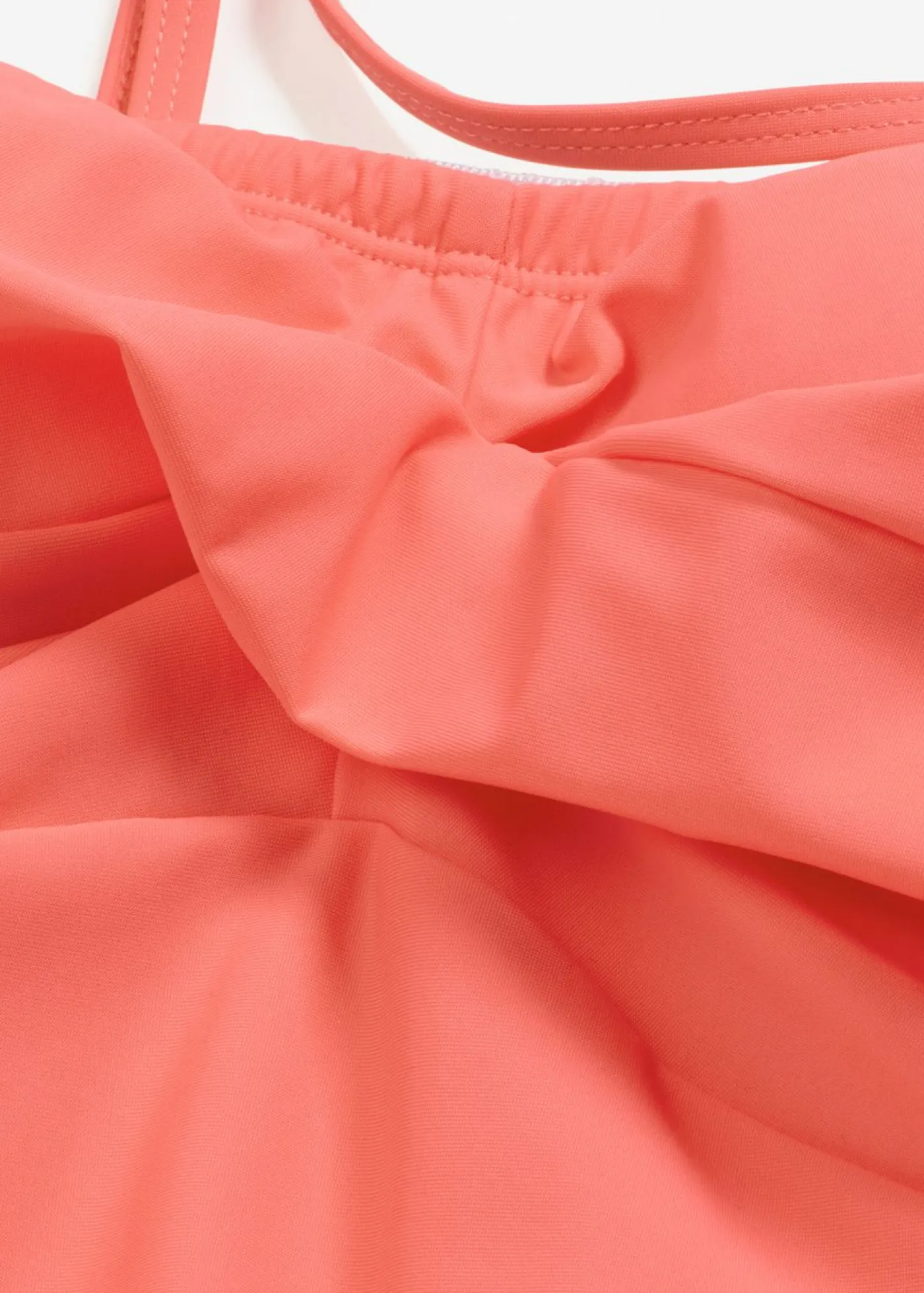 Hot Traje de baño con efecto moldeador medio y aspecto cruzado Mujer Vestidos Moldeadores|Bañadores