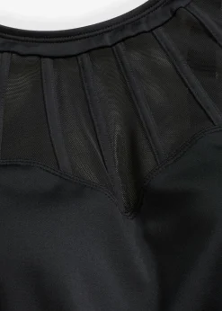 Clearance Traje de baño con efecto moldeador medio y malla transparente Mujer Vestidos Moldeadores|Trajes De Baño