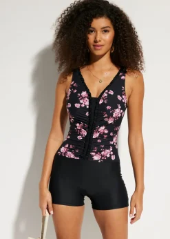 Discount Traje de baño con ligero efecto moldeador Mujer Vestidos Moldeadores|Bañadores