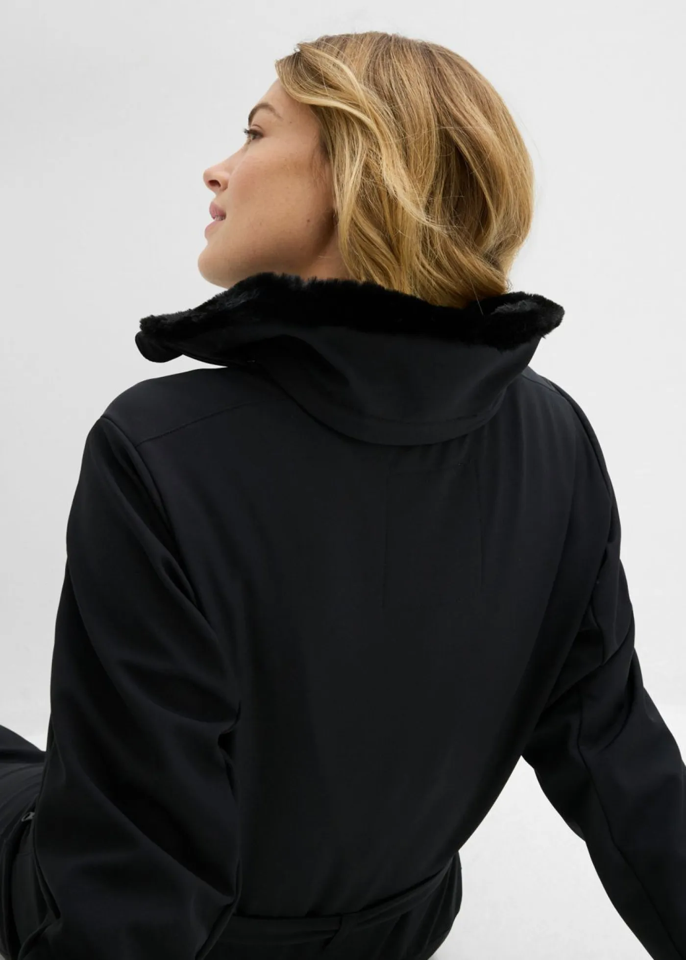 Clearance Traje de esquí de softshell con forro cálido y material impermeable Mujer Ropa Para El Aire Libre|Ropa Deportiva