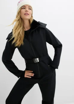Clearance Traje de esquí de softshell con forro cálido y material impermeable Mujer Ropa Para El Aire Libre|Ropa Deportiva