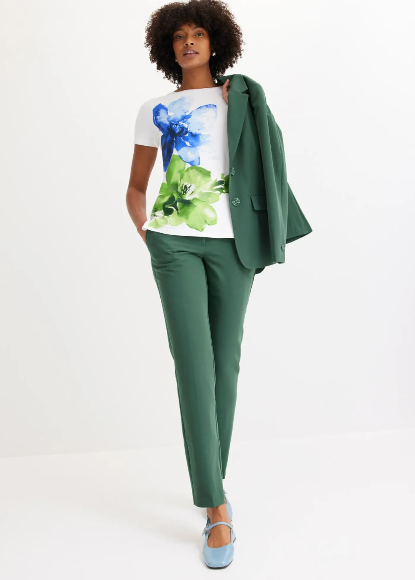 Traje de pantalón (2 piezas) Mujer Tallas Pequeñas|Novedades