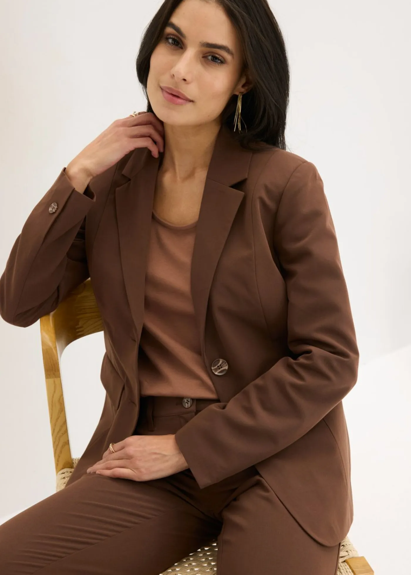 Clearance Traje de pantalón (2 piezas) Mujer Pantalones|Tallas Pequeñas