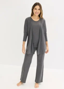 Best Traje para estar por casa (3 piezas) con viscosa Mujer Homewear|Ropa Deportiva