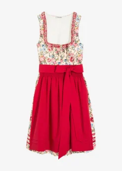 Traje tirolés con delantal bordado (2 piezas) Mujer Vestidos