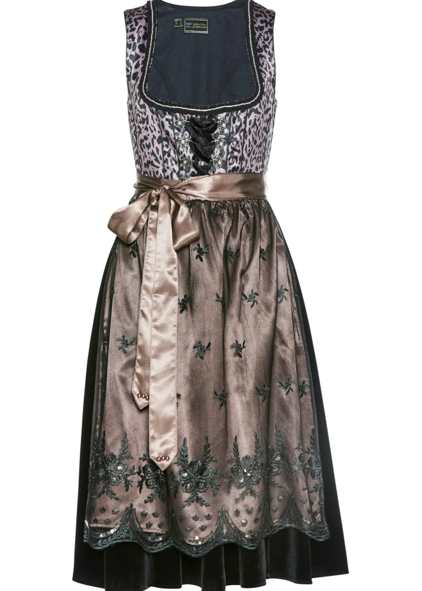 Clearance Traje tirolés y delantal (2 piezas) Mujer Tallas Pequeñas