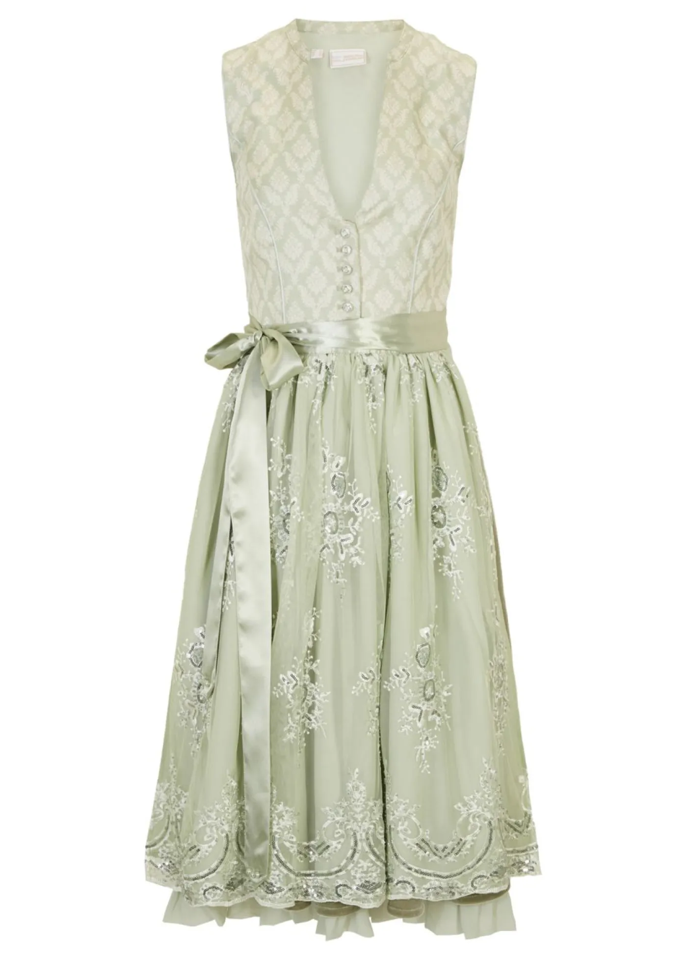 Online Traje tirolés y delantal (2 piezas) Mujer Vestidos